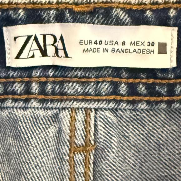 Zara - Classic Blue Denim Jeans - Picture 3 of 4